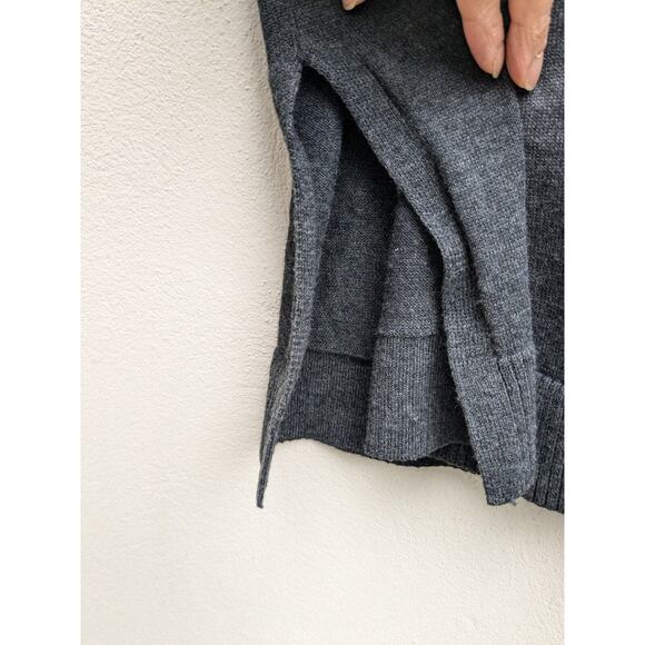 Athleta Harmony Wrap Open Front Sweater Cardigan Dark Grey Size Small - Picture 6 of 10